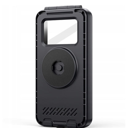 Univerzální vodotěsné pouzdro kompatibilní s magnetickým držákem na kolo, Baseus, PrimeTrip VB1, černé C0013D01