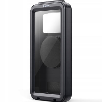 Univerzální vodotěsné pouzdro kompatibilní s magnetickým držákem na kolo, Baseus, PrimeTrip VB1, černé C0013D01