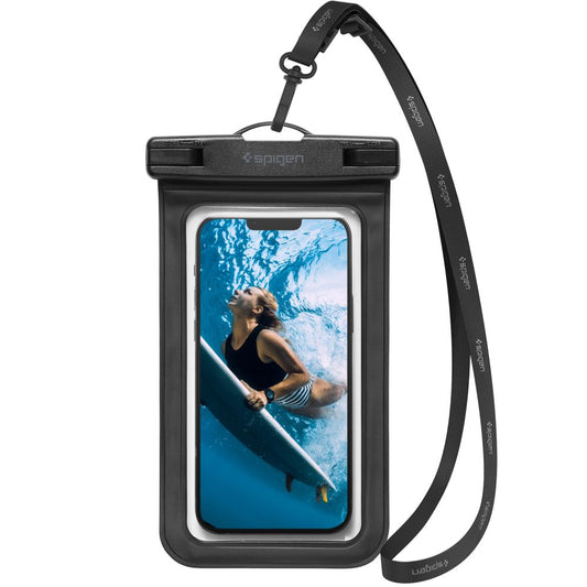 Univerzální vodotěsné pouzdro pro telefon 3.5inch - 7inch, Spigen, A601, Černá AMP04525