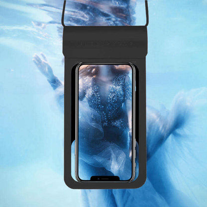 Universal Waterproof Case for Phone max. 6.8inch, Techsuit, TWC1, Gold