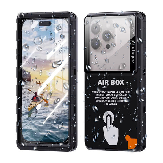 Univerzální vodotěsné pouzdro na telefon max. 6,9 palce, ShellBox, AirBox, černé