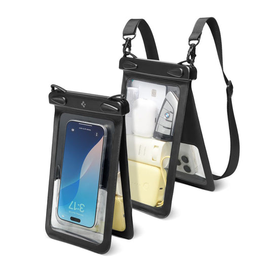 Univerzální vodotěsné pouzdro pro telefon max. 6.9inch, Spigen, A603, Černá ACS09745