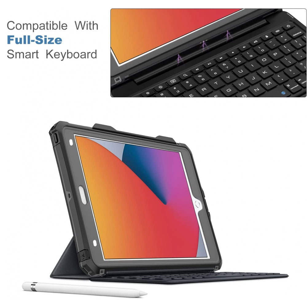 Vodotěsné pouzdro pro Apple iPad 10.2 (2021) / 10.2 (2020) / 10.2 (2019), ShellBox, černé