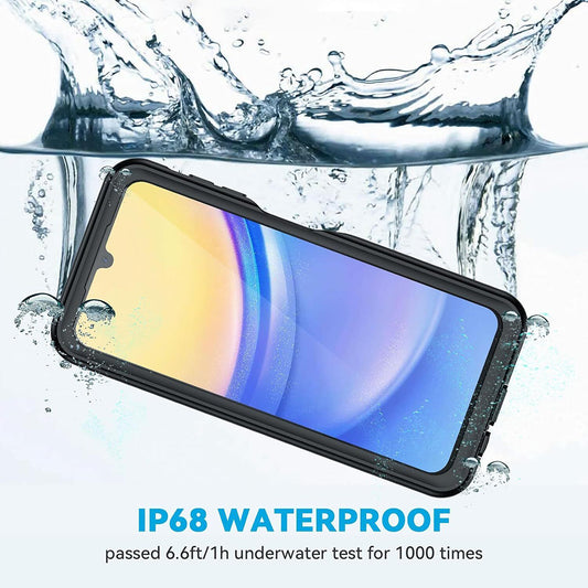 Vodotěsné pouzdro pro Samsung Galaxy A15 5G A156 / A15 A155, ShellBox, černé