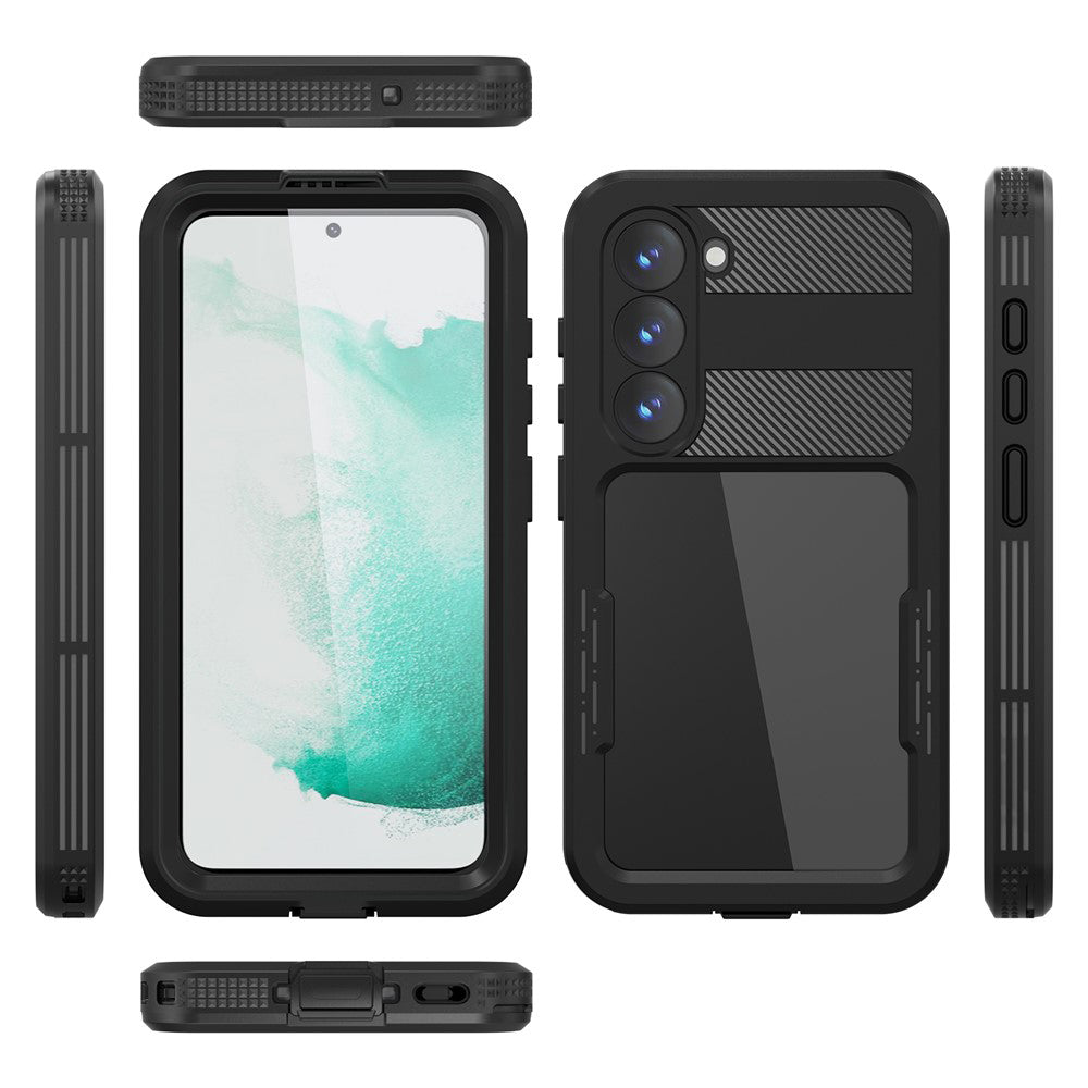 Vodotěsné pouzdro pro Samsung Galaxy S26, ShellBox, Černá