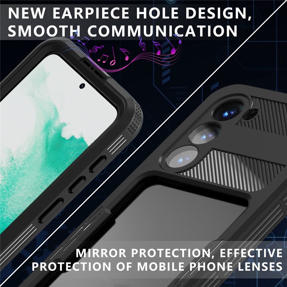 Vodotěsné pouzdro pro Samsung Galaxy S26, ShellBox, Černá