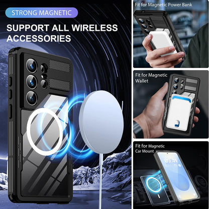 Vodotěsné pouzdro pro Samsung Galaxy S26 Ultra, ShellBox, Černá