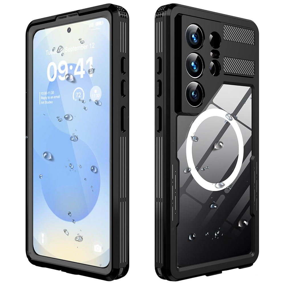 Vodotěsné pouzdro pro Samsung Galaxy S26 Ultra, ShellBox, Černá