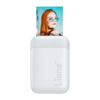 Přenosná fototiskárna Liene Pearl 2x3, bílá