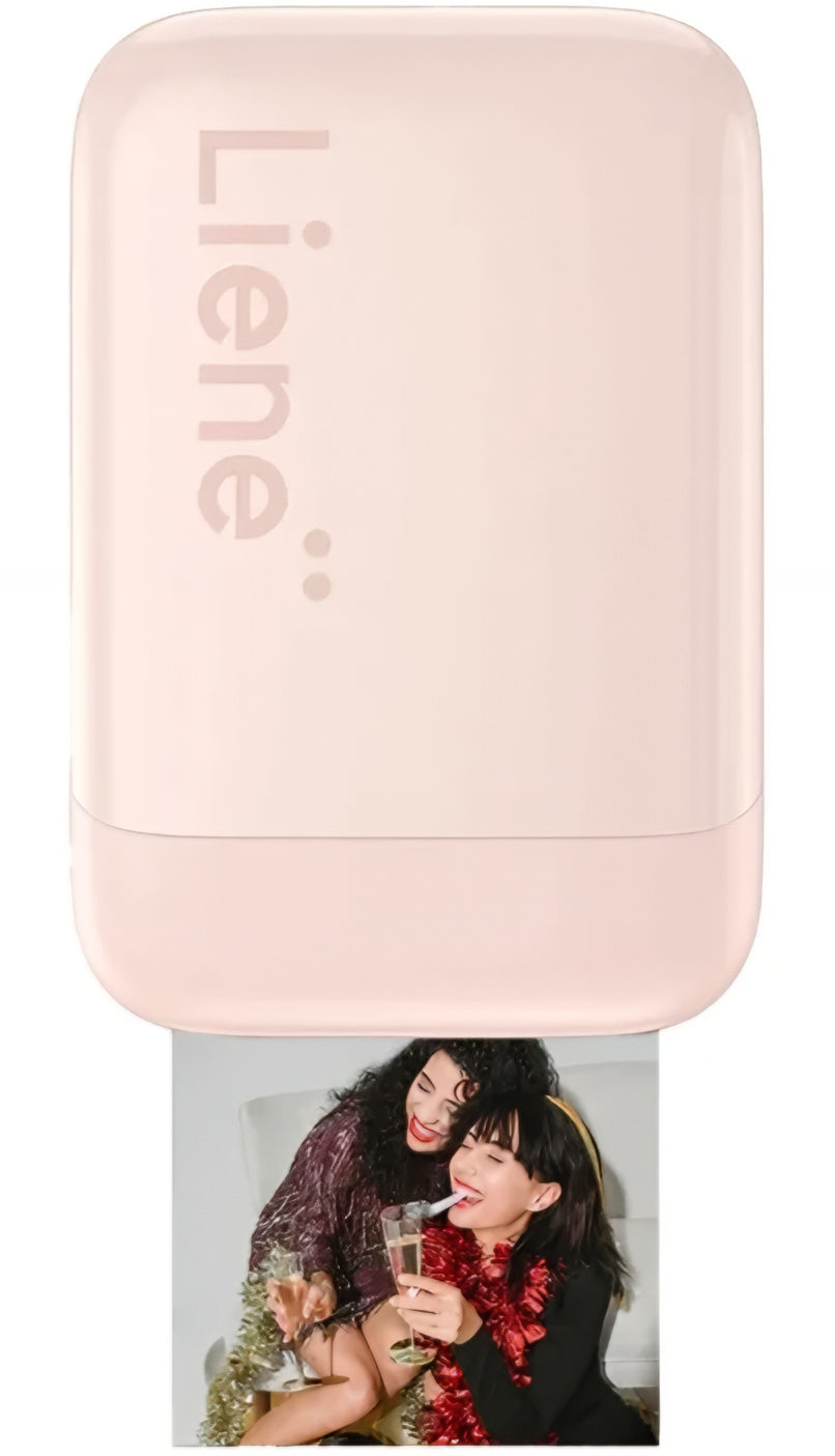 Přenosná fototiskárna Liene Pearl 2x3, růžová