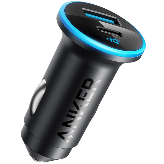 Auto nabíječka Anker 323, 52,5W, 3A, 1 x USB-A - 1 x USB-C, černá, znovu zabalená A2735G11