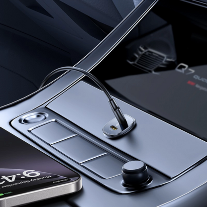 Auto nabíječka Baseus GoTrip, 30W, 3A, 2 x USB-C, Černá