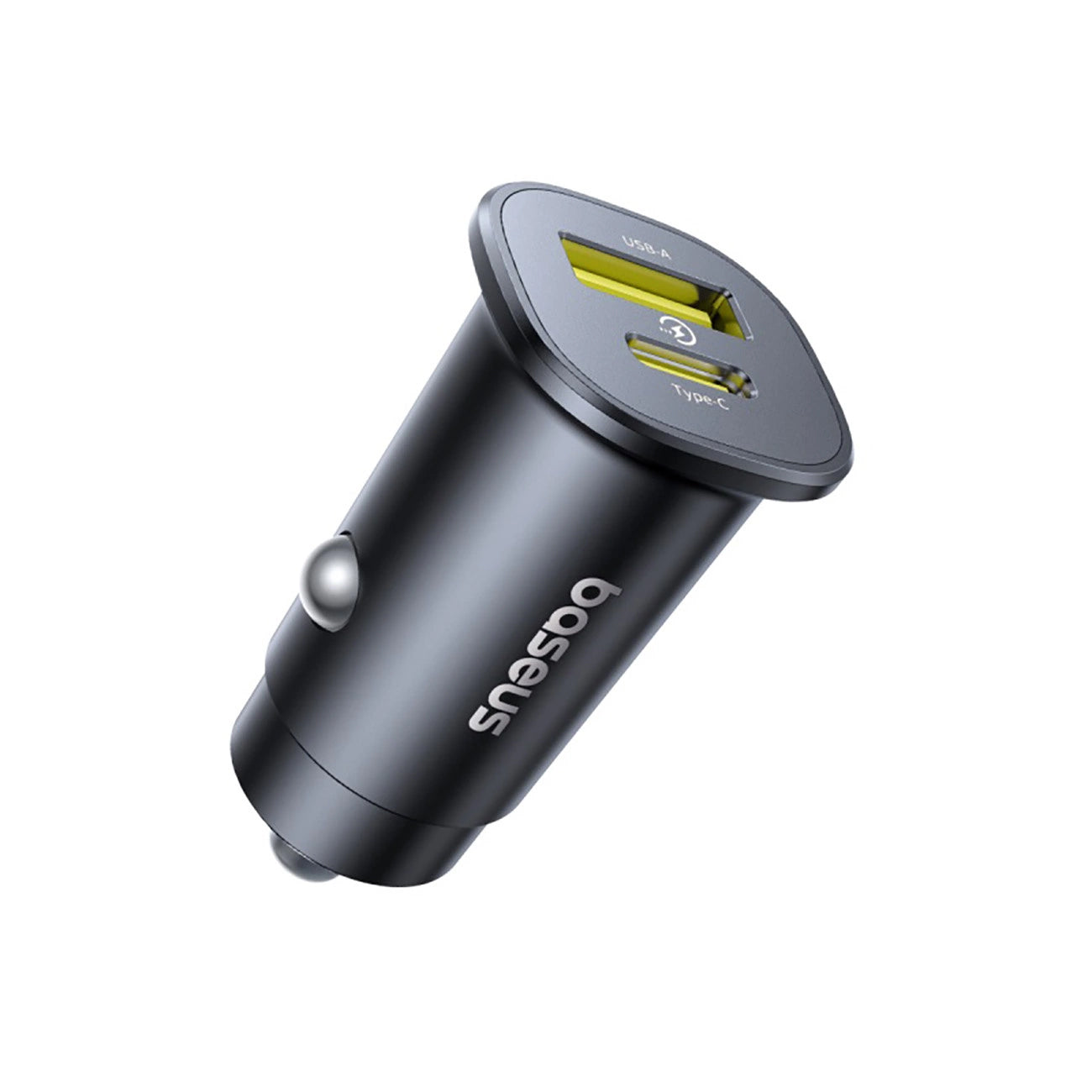 Auto nabíječka Baseus GoTrip, 30W, 3A, 1 x USB-A - 1 x USB-C, Černá