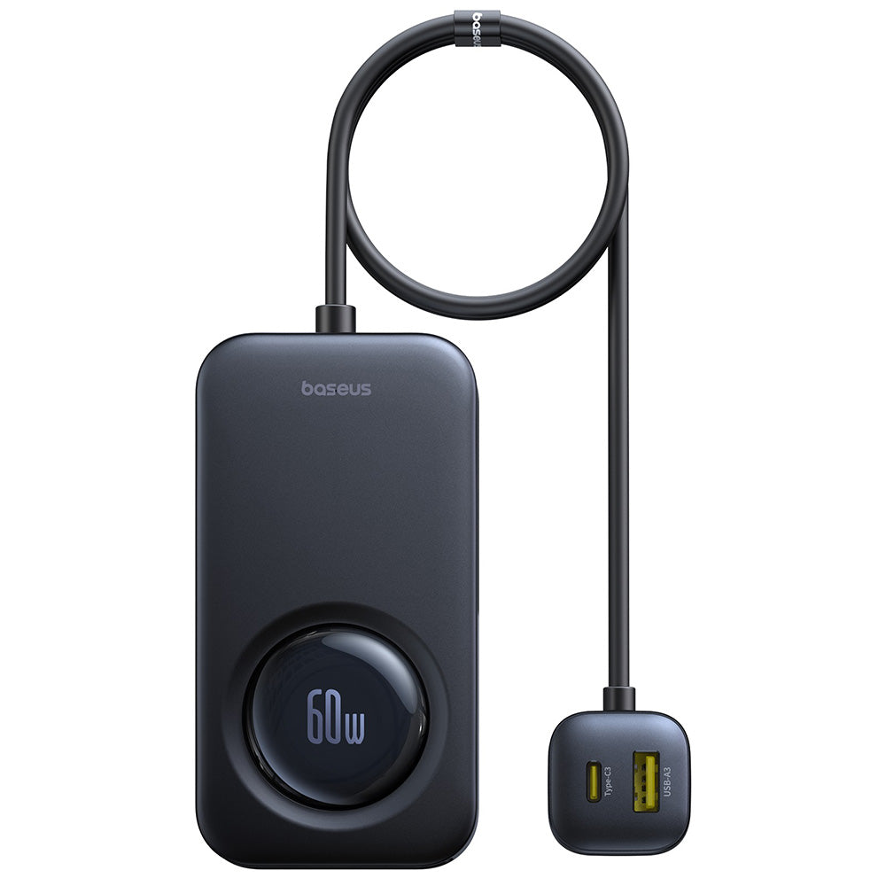 Auto nabíječka Baseus PrimeTrip VW1, 105W, 3A, 3 x USB-A - 2 x USB-C, Černá C00069000121-00
