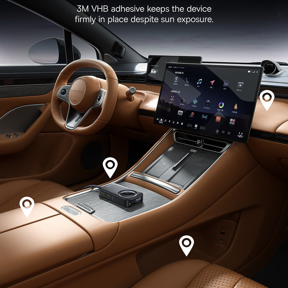 Auto nabíječka Baseus PrimeTrip VW1, 105W, 3A, 3 x USB-A - 2 x USB-C, Černá C00069000121-00
