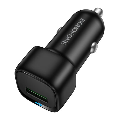 Autonabíječka Borofone BZ34 Cloud, 18W, 3A, 1 x USB-A, Černá