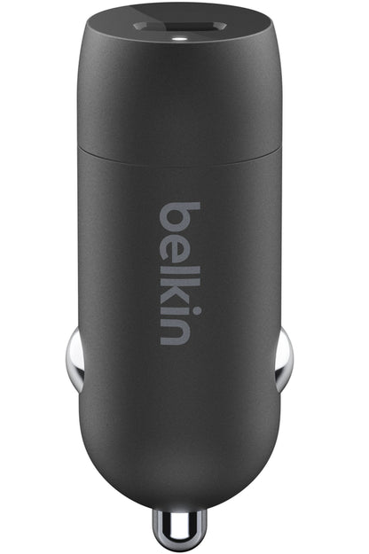 Auto nabíječka s kabelem USB-C Belkin BoostCharge, 30W, 3A, 1 x USB-C, černá CCA004bt1MBK-B6