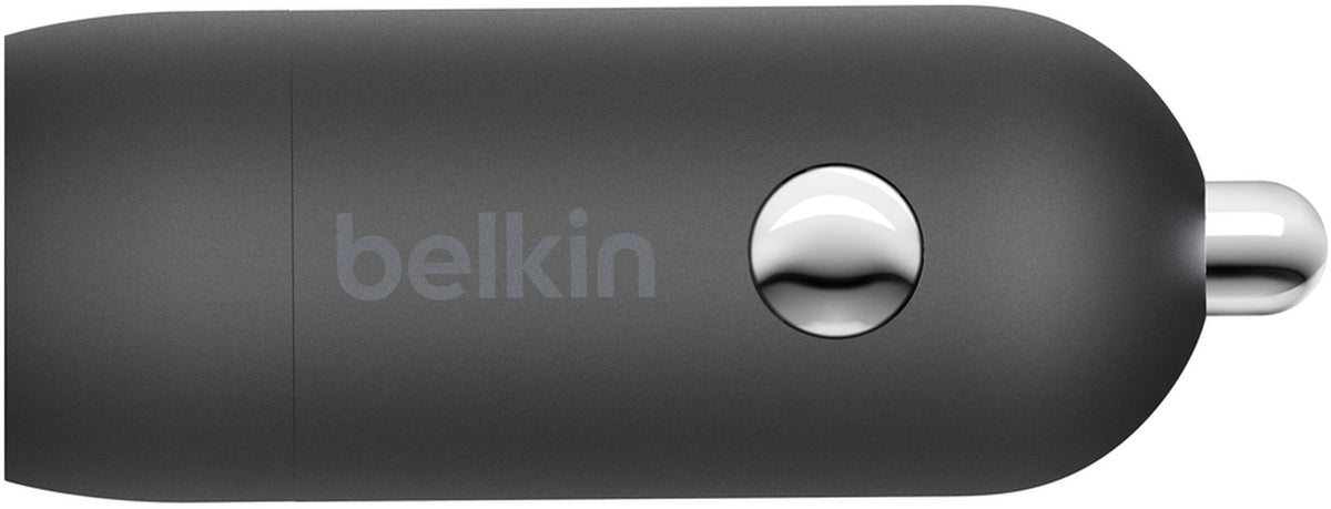 Auto nabíječka s kabelem USB-C Belkin BoostCharge, 30W, 3A, 1 x USB-C, černá CCA004bt1MBK-B6