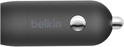 Auto nabíječka s kabelem USB-C Belkin BoostCharge, 30W, 3A, 1 x USB-C, černá CCA004bt1MBK-B6