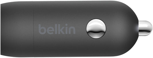 Auto nabíječka s kabelem USB-C Belkin BoostCharge, 30W, 3A, 1 x USB-C, černá CCA004bt1MBK-B6