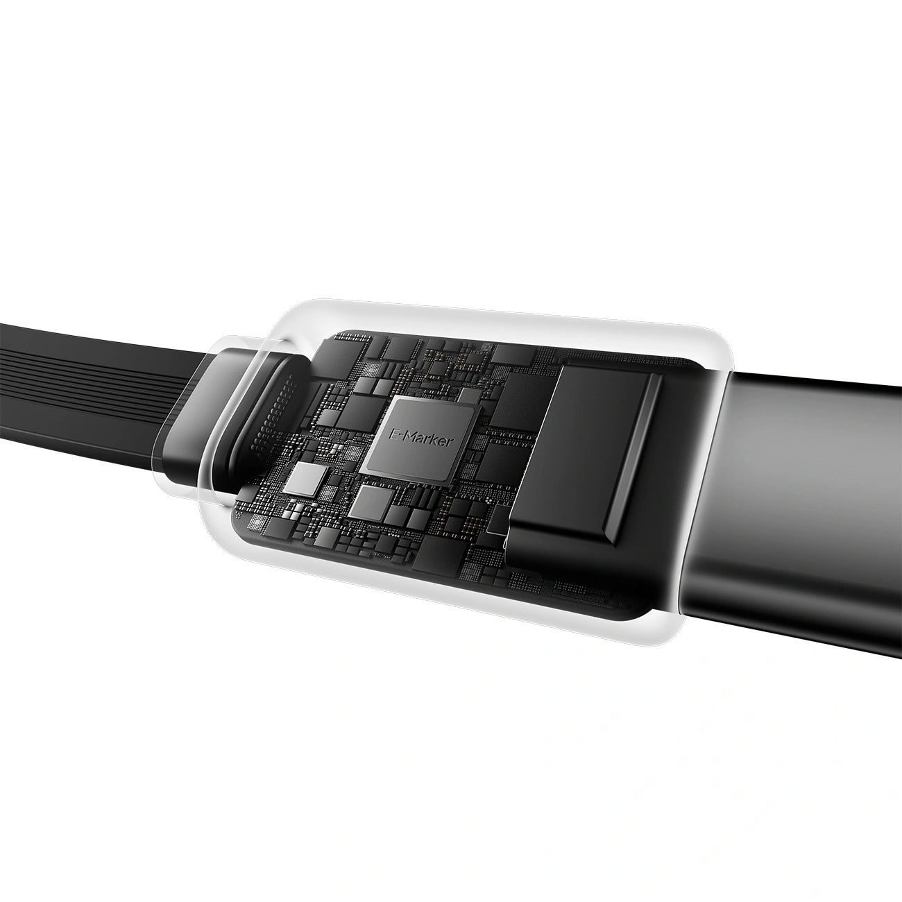 Auto nabíječka s USB-C kabelem Cuktech CC903P Display, 100W, 5A, 1 x USB-A - 1 x USB-C, šedá