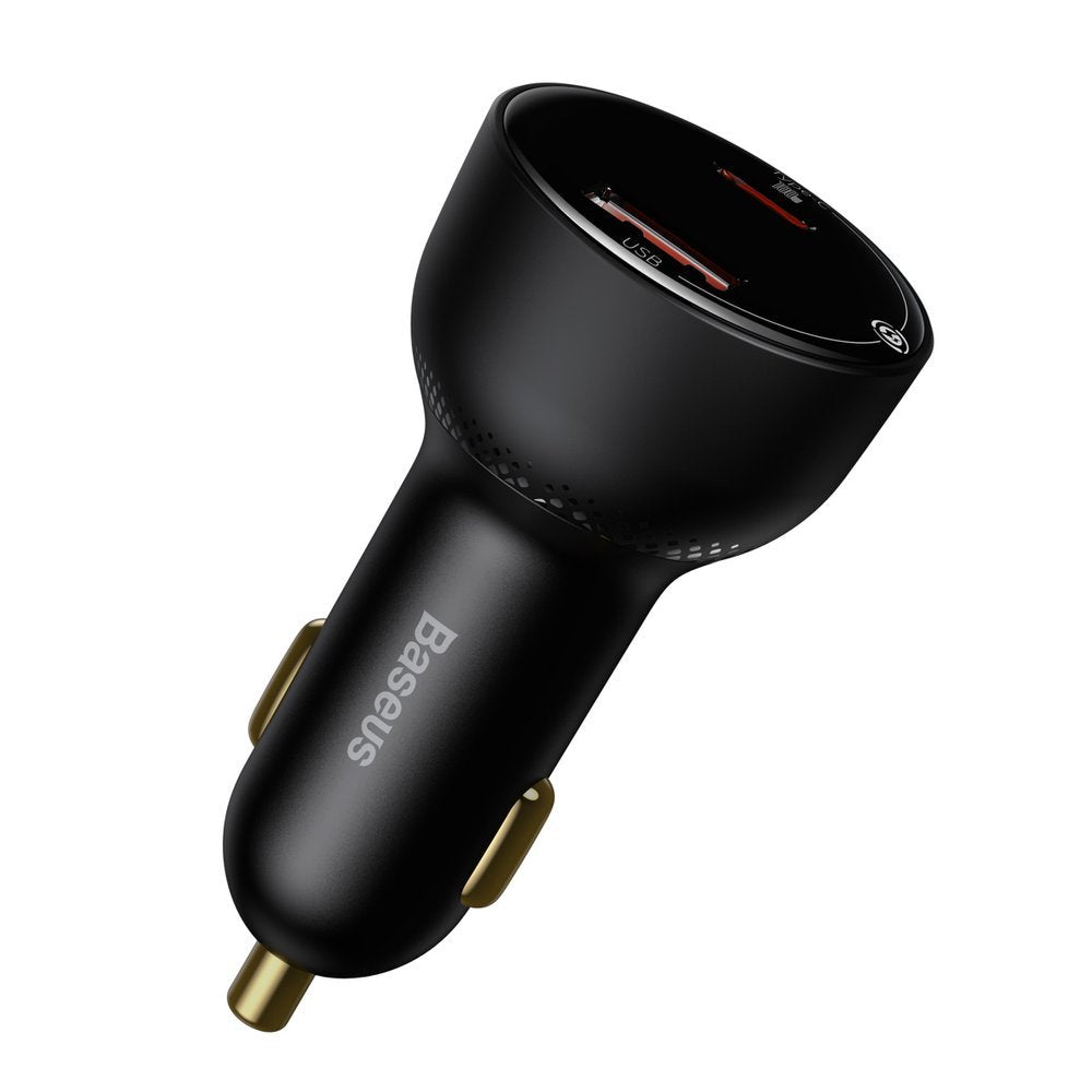 Auto nabíječka s kabelem USB-C Baseus Superme, 100W, 5A, 1 x USB-A - 1 x USB-C, Černá TZCCZX-01