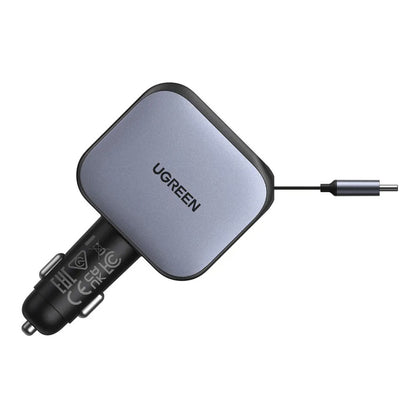 Autonabíječka s kabelem USB-C UGREEN EC604 (55910B) Nexode, 145W, 1 x USB-A - 2 x USB-C, Černá