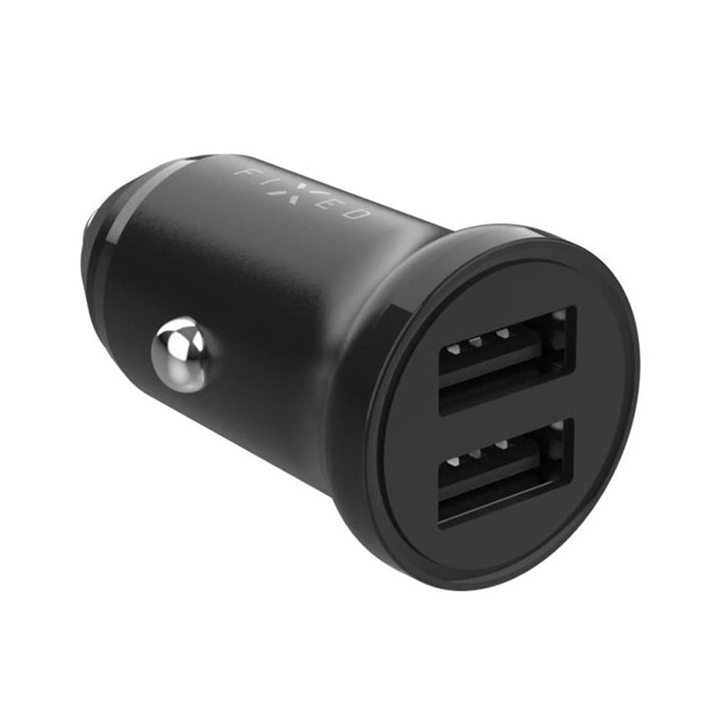 Auto nabíječka Fixed, 15.5W, 3A, 2 x USB-A, Černá