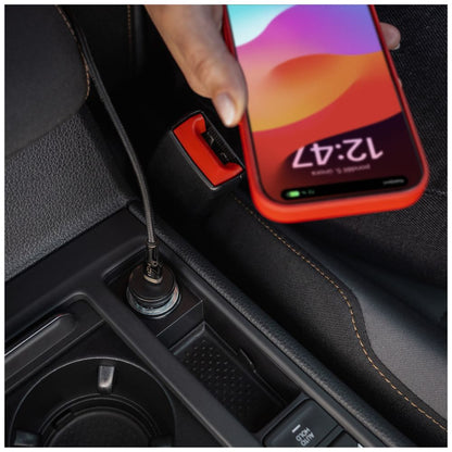 Auto nabíječka Fixed, 30W, 3A, 1 x USB-C, Černá