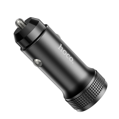 Auto nabíječka HOCO Z49A, 18W, 3A, 1 x USB-A, černá