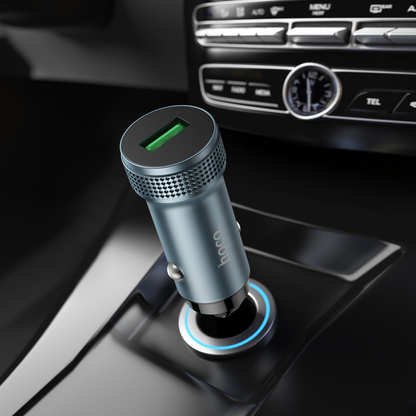 Auto nabíječka HOCO Z49A, 18W, 3A, 1 x USB-A, černá
