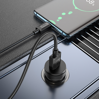 Auto nabíječka HOCO Z49A, 18W, 3A, 1 x USB-A, černá