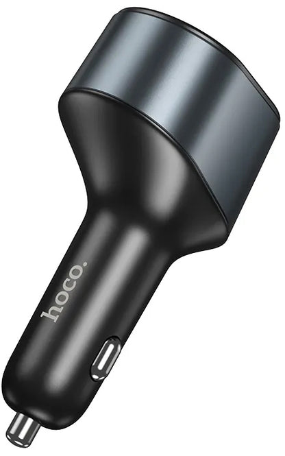 Autonabíječka HOCO Z56, 35W, 3A, 1 x USB-A - 1 x USB-C - 1 x Prodloužení zapalovače, Černá