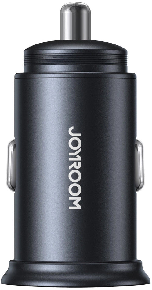 Auto nabíječka Joyroom JR-CCN04, 60W, 3A, 1 x USB-A - 1 x USB-C, Černá