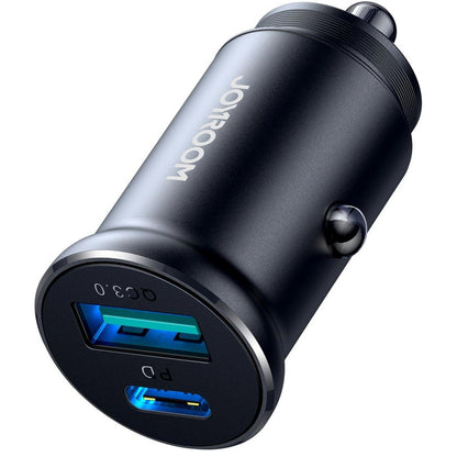 Autonabíječka Joyroom JR-CCN05, 30W, 3A, 1 x USB-A - 1 x USB-C, Černá