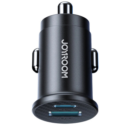 Auto nabíječka Joyroom JR-CCN16 Mini, 12W, 2.4A, 1 x USB-A - 1 x USB-C, Černá