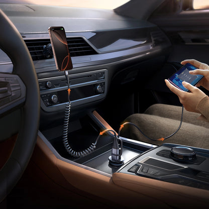 Auto nabíječka Joyroom JR-CCN16 Mini, 12W, 2.4A, 1 x USB-A - 1 x USB-C, Černá