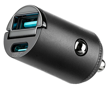 Auto nabíječka Joyroom JR-CCN18, 65W, 1 x USB-A - 1 x USB-C, černá