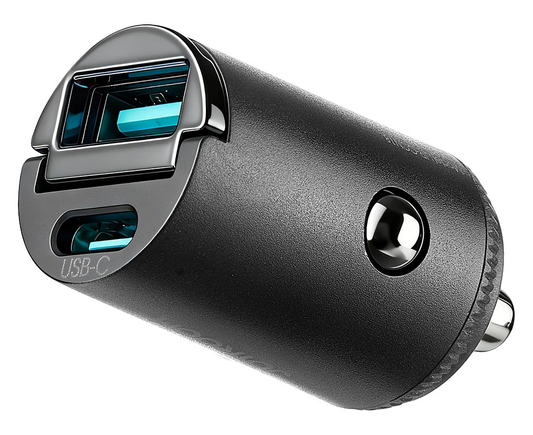 Auto nabíječka Joyroom JR-CCN18, 65W, 1 x USB-A - 1 x USB-C, černá
