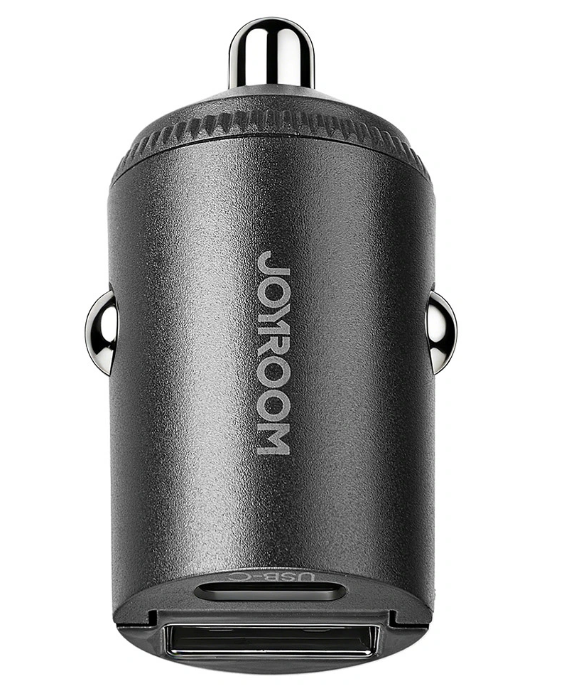 Auto nabíječka Joyroom JR-CCN18, 65W, 1 x USB-A - 1 x USB-C, černá