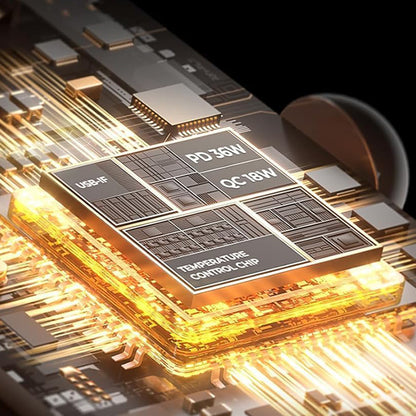 Autonabíječka Lisen, 36W, 3A, 1 x USB-A - 1 x USB-C, Černá YL0223090002