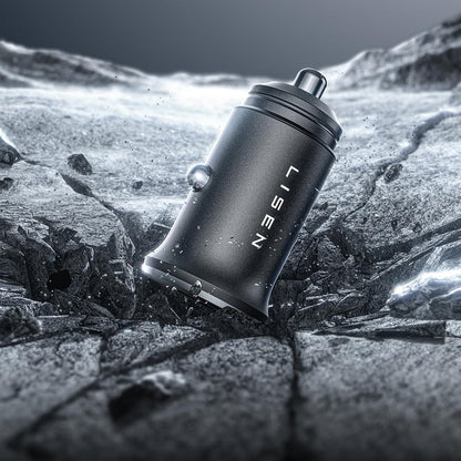 Autonabíječka Lisen, 45W, 3A, 2 x USB-C, Černá YL0223080007