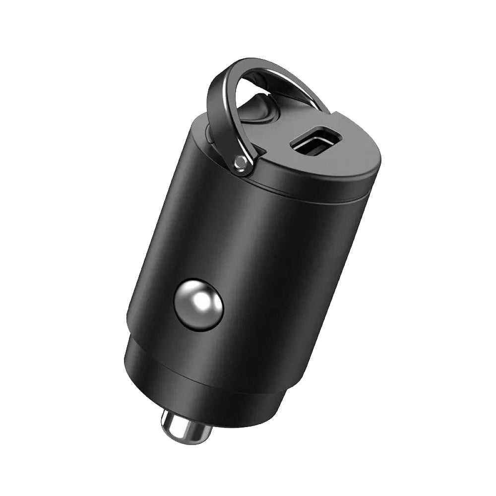 Auto nabíječka Techsuit C5 NanoVolt, 30W, 3A, 1 x USB-C, Černá