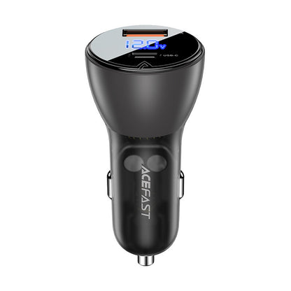 Auto nabíječka Acefast B6, 63W, 3,6A, 1 x USB-A - 1 x USB-C, černá