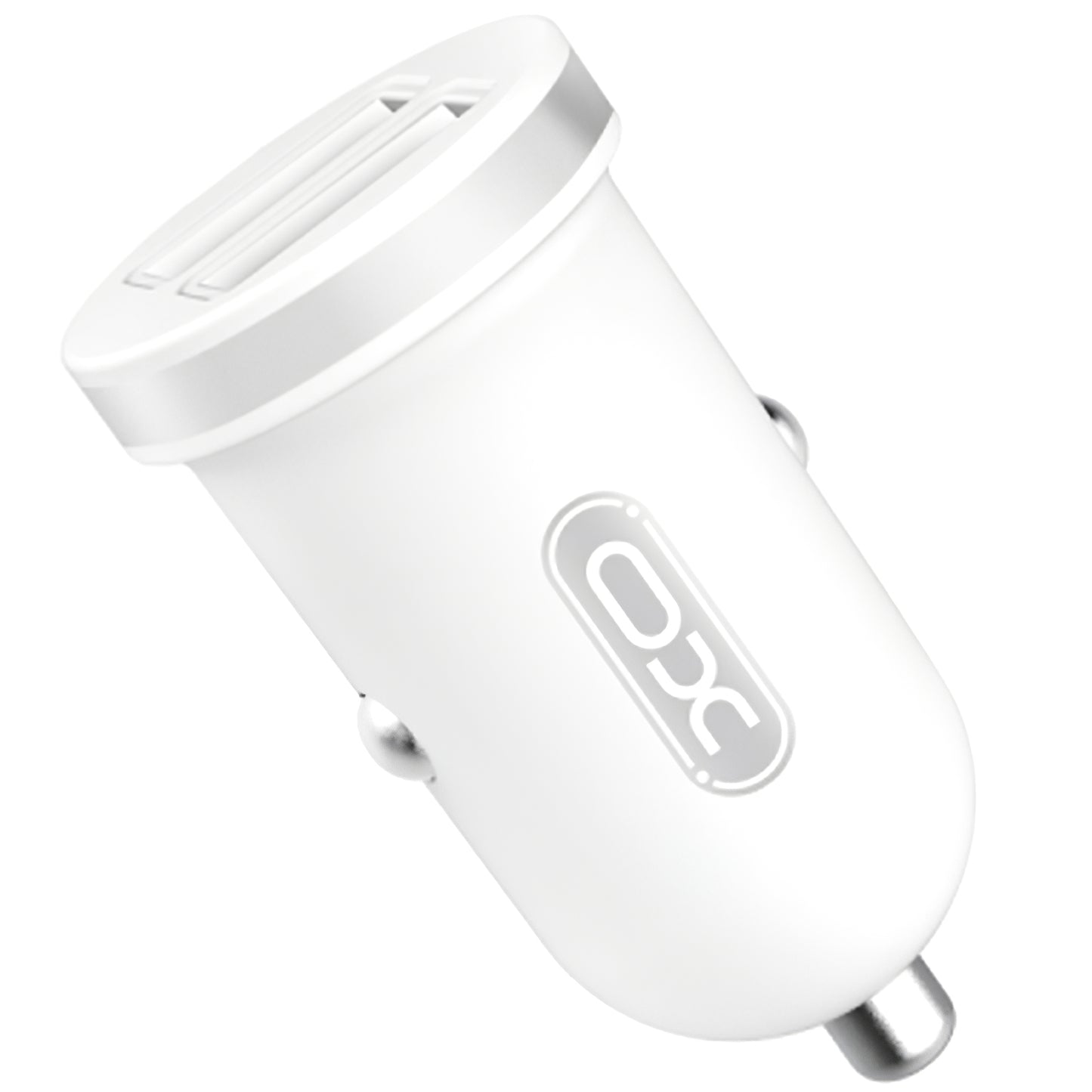 Auto nabíječka XO Design CC-18, 10.5W, 2.1A, 2 x USB-A, Bílá