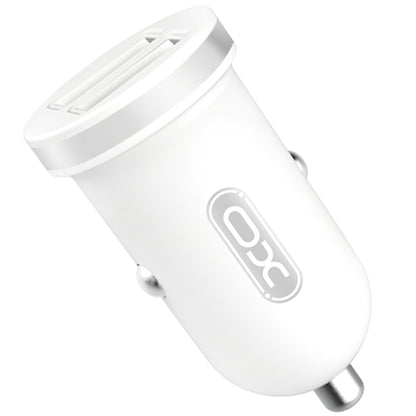 Auto nabíječka XO Design CC-18, 10.5W, 2.1A, 2 x USB-A, Bílá