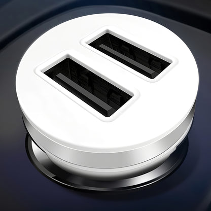 Auto nabíječka XO Design CC-18, 10.5W, 2.1A, 2 x USB-A, Bílá