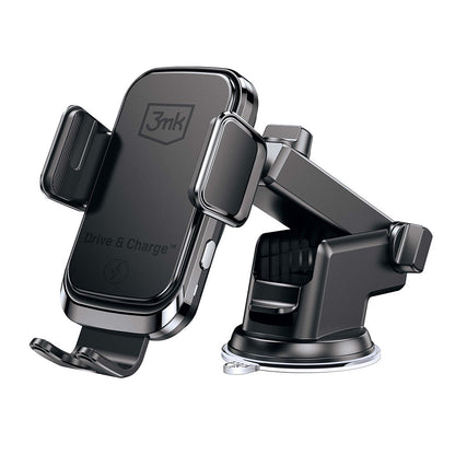 Bezdrátová autonabíječka 3MK Drive&Charge, 15W, 1.67A, černá
