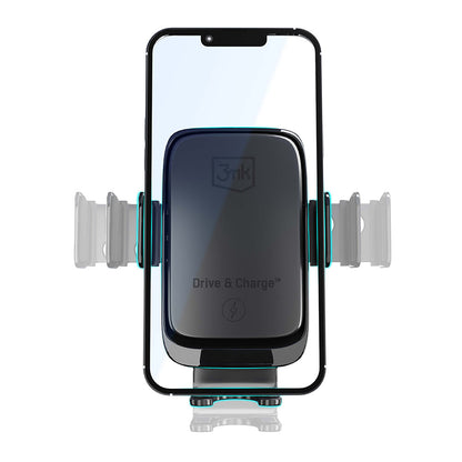 Bezdrátová autonabíječka 3MK Drive&Charge, 15W, 1.67A, černá