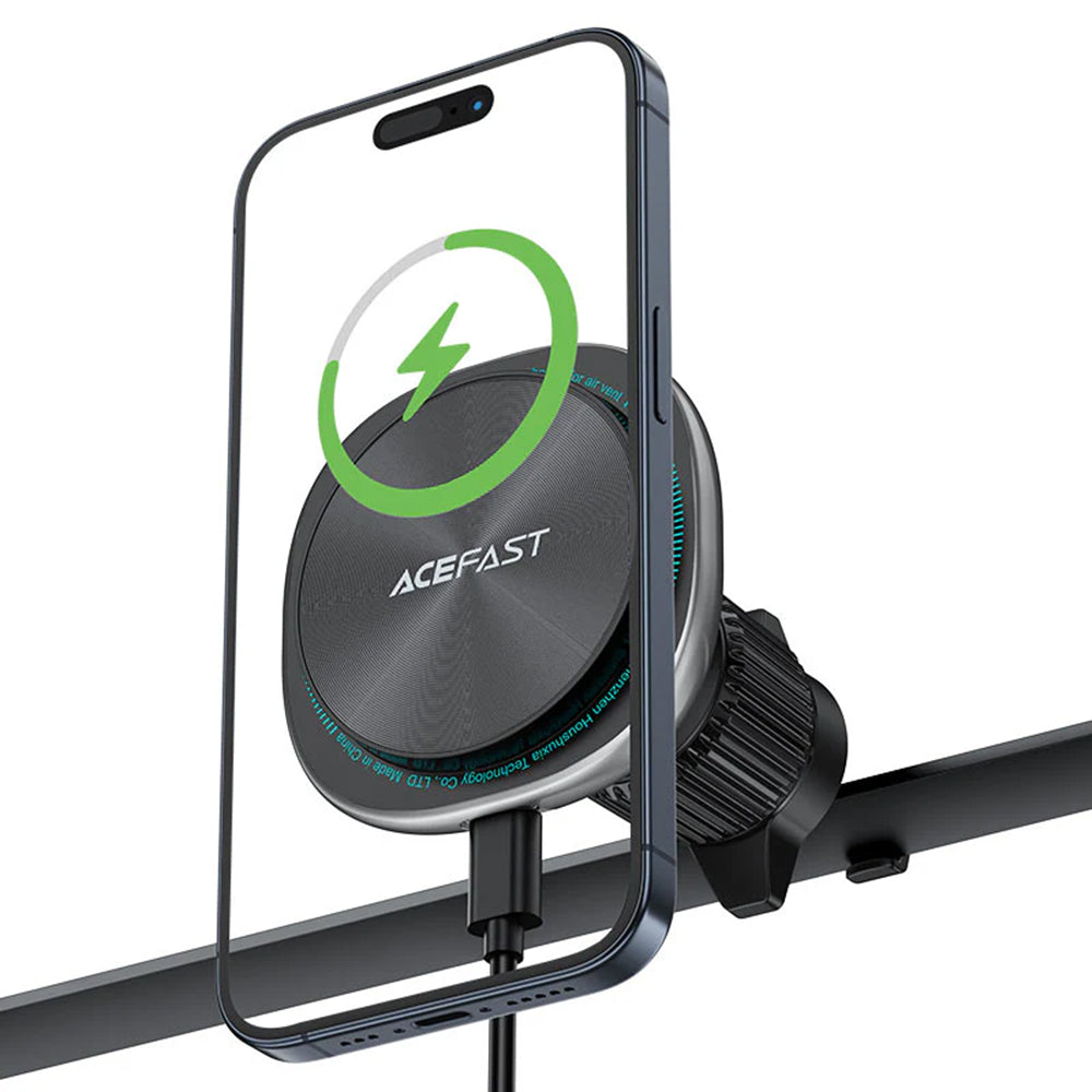Acefast D41 Wireless Car Charger, 15W, 1.67A, Silver